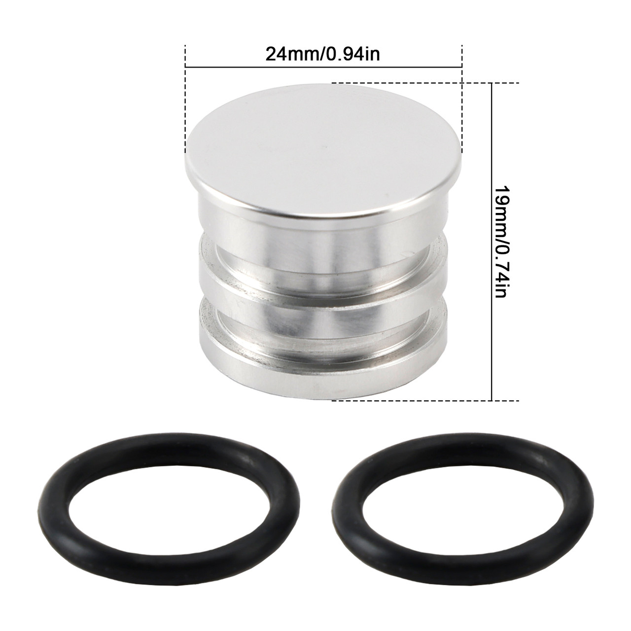 TH400 Electrical Connector Plug Block Off for Chevy Transmission 2PCs SBC 305 327 551909