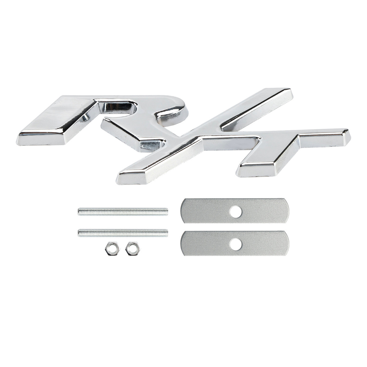 Dodge Charger Challenger R/T Front Grille Emblem Decal Badge Silver Generic