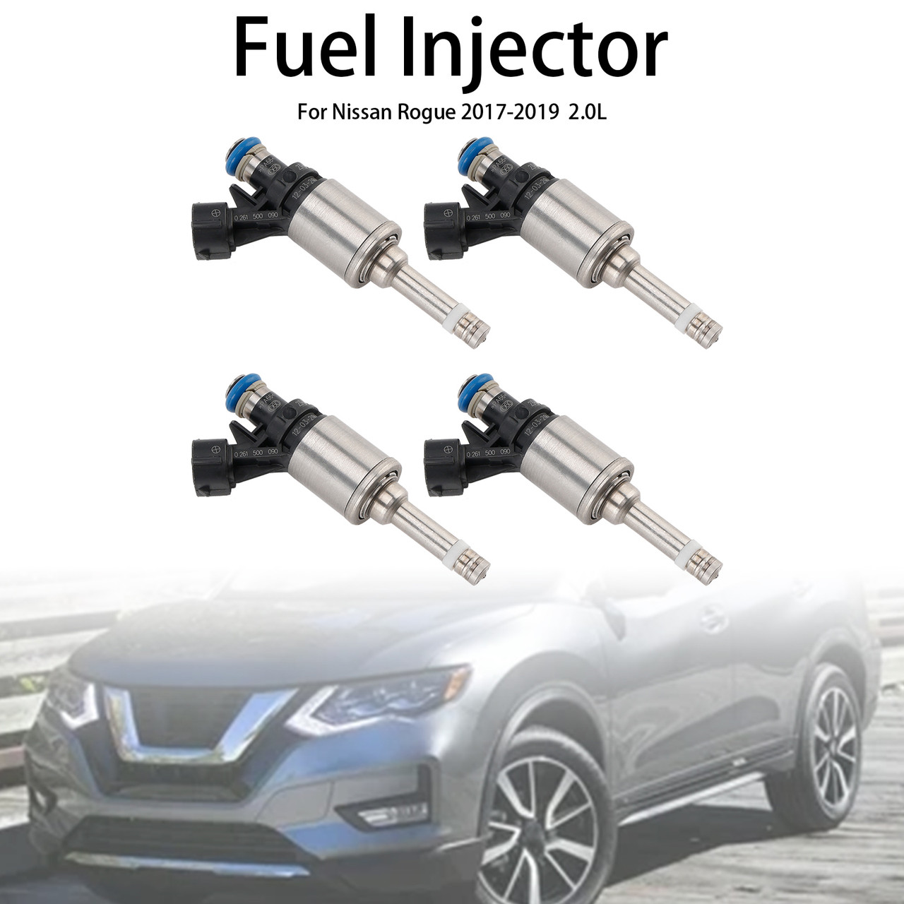 2017-2019 Nissan Rogue 2.0L 4PCS Fuel Injector 0261500090 Generic 2017-2019 Nissan Rogue 2.0L 4PCS Fuel Injector 0261500090 Generic