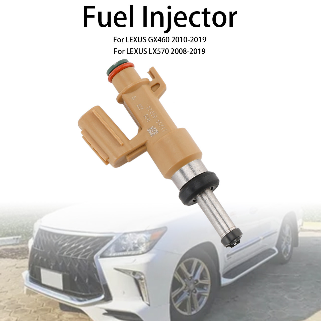2008-2019 TOYOTA LAND CRUISER SEQUOIA TUNDRA 1Pcs Fuel Injector 23250-09151 Generic