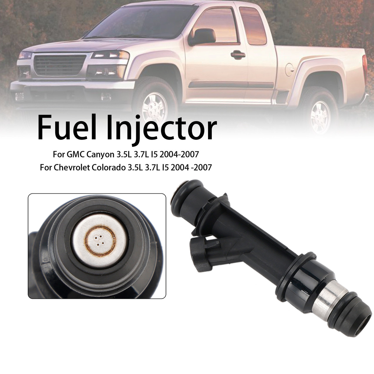 2006-2007 Hummer H3 3.5L 3.7L I5 1PCS Fuel Injector 17113588 17113668 Generic