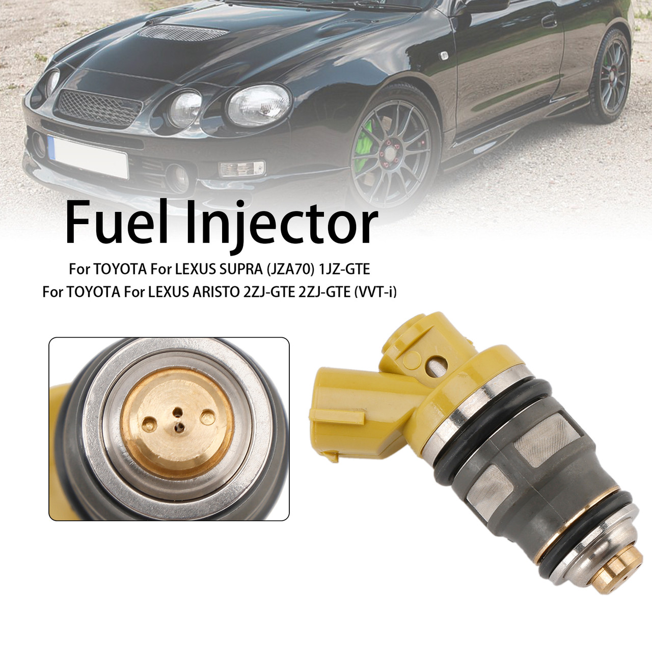 LEXUS SUPRA ARISTO SOARER MR2 CELICA 1PCS Fuel Injector 100187091 Generic