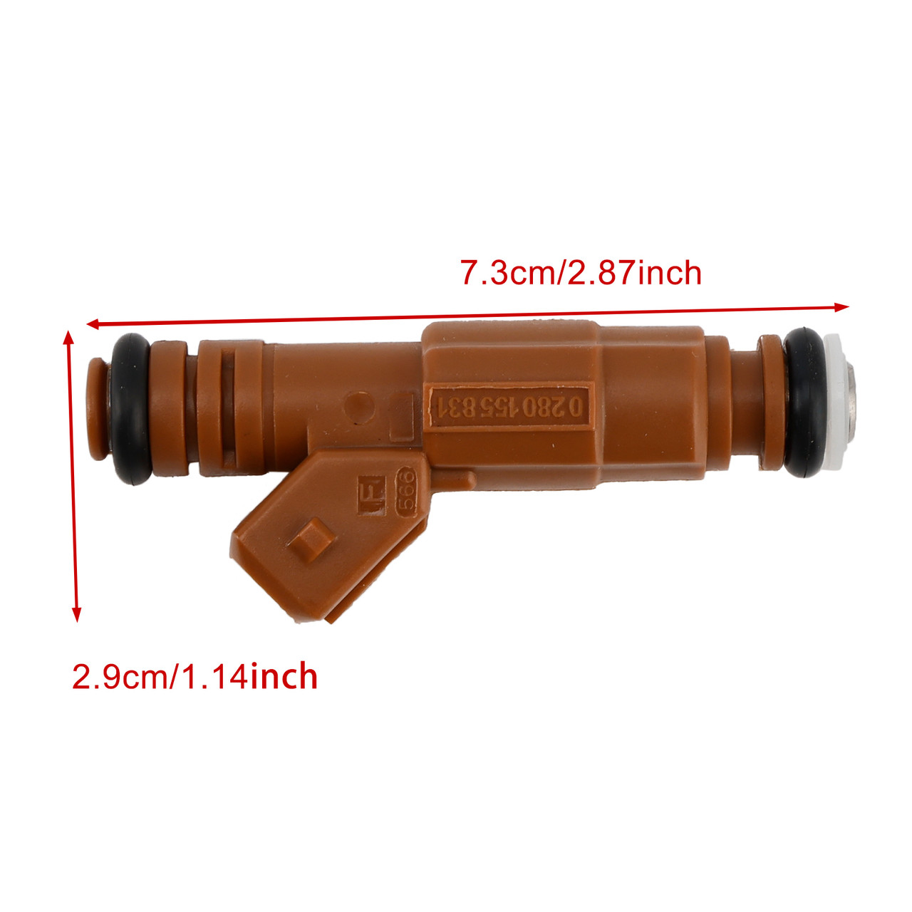 1998-2009 Volvo S60 S80 C70 XC90 2.4L 2.5L 1PCS Fuel Injector 0280155831 Generic