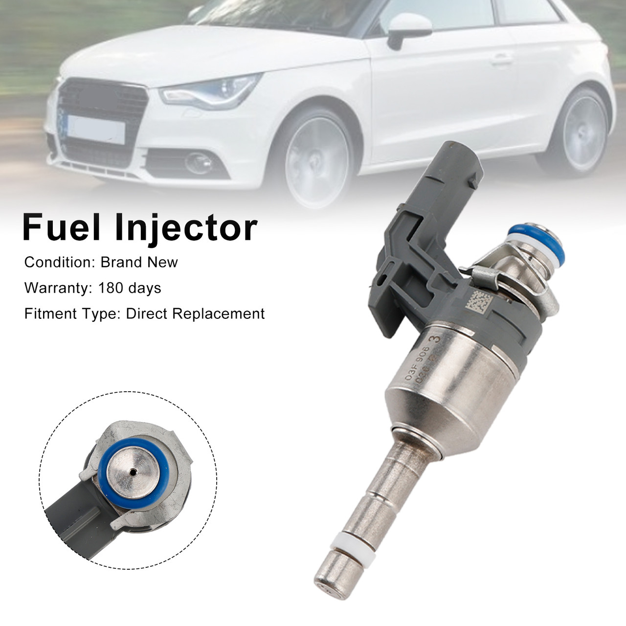 2010-2015 SKODA FABIA OCTAVIA RAPID ROOMSTER YETI II Fuel Injector 03F906036B Generic