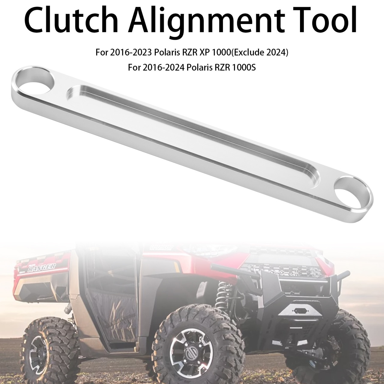 2017-2018 Polaris Ranger XP 1000 Transmission Shaft Clutch Alignment Tool Silver Generic