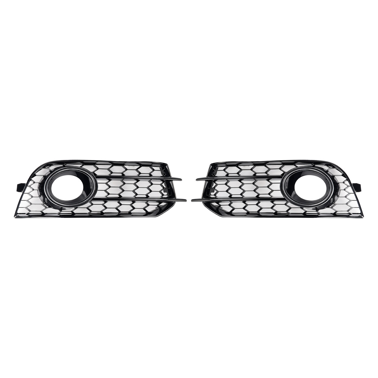 2010-2014 Audi A1 Front Bumper Honeycomb Fog Grille Cover Black Generic