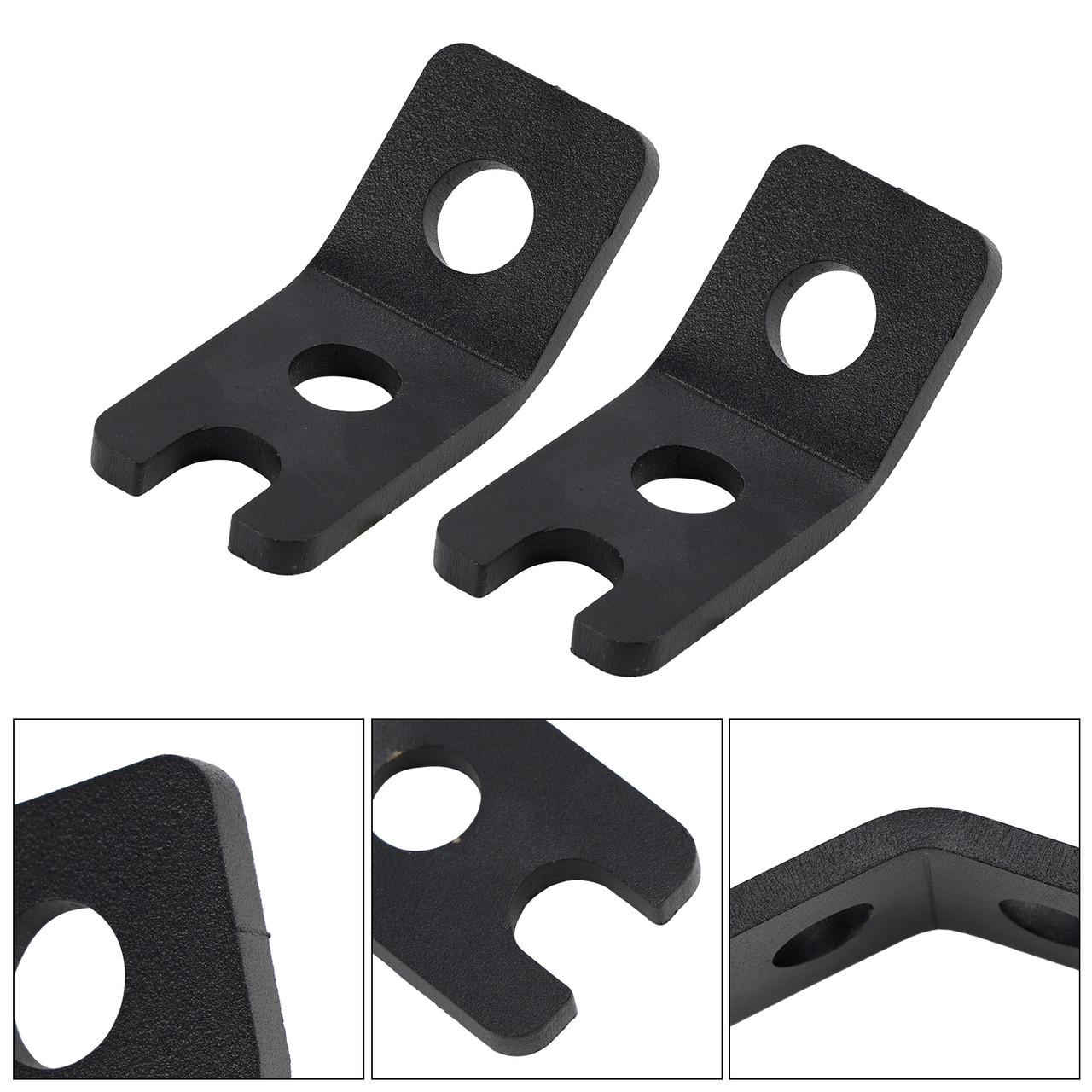 2008-2023 Polaris RZR Rear Backup LED Whip Flag Light Pod Mount Brackets Generic