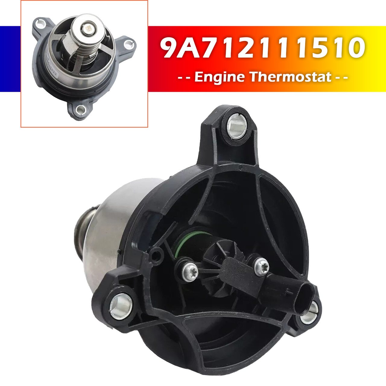 2018- Audi A6-A8 Q7 Q8 S4-S7 SQ5 RS4-5 Engine Thermostat 9A712111510 Generic