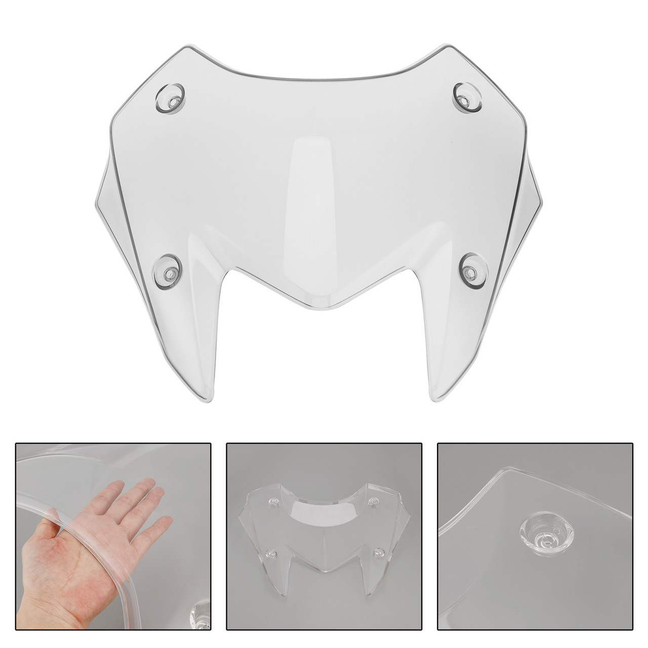 2022-2024 YAMAHA T-MAX 560 Windshield WindScreen+Bracket Clear Generic