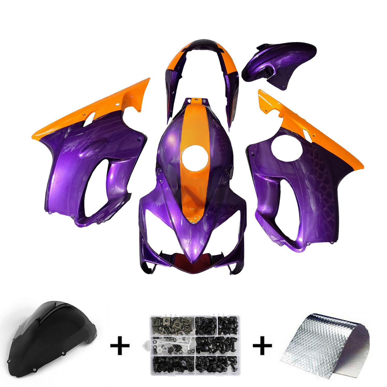 2004-2007 Honda CBR600 F4i Fairing Kit Bodywork Plastic ABS Generic#144