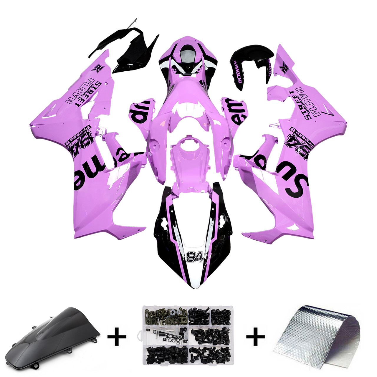 2017-2023 Honda CBR1000RR Fairing Kit Bodywork Plastic ABS Generic#136