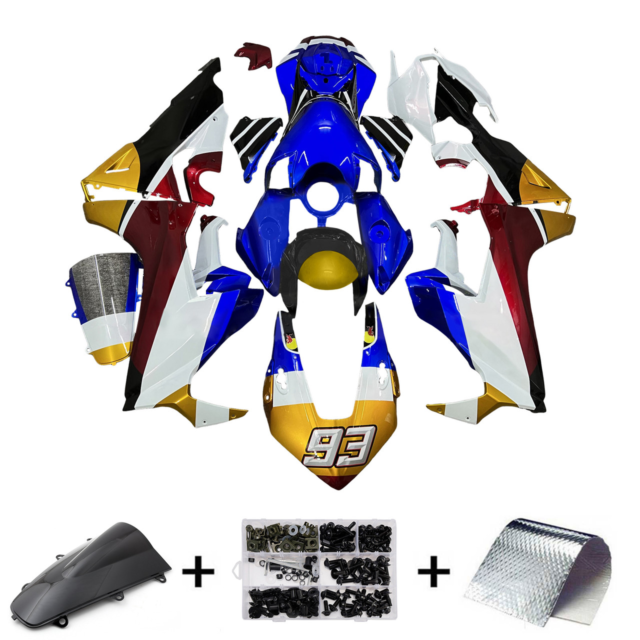 2017-2023 Honda CBR1000RR Fairing Kit Bodywork Plastic ABS Generic#163