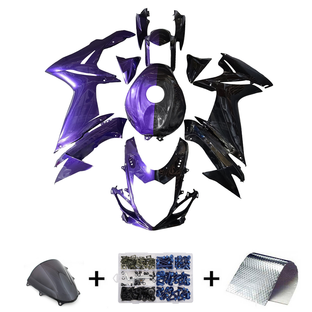 can!様 2011-2025 Suzuki GSXR 600/750 K11 Fairing Kit Bodywork Plastic ABS