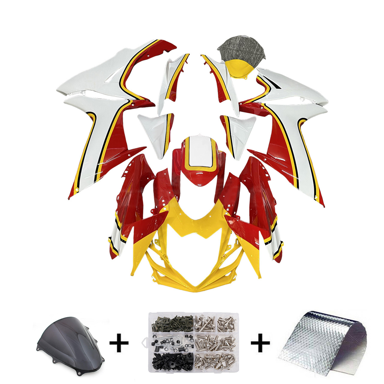 2011-2025 Suzuki GSXR 600/750 K11 Fairing Kit Bodywork Plastic ABS Generic#205