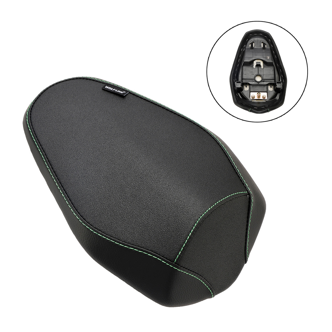 マイケル 2023 KAWASAKI ZX-4R ZX-4RR Black Rear Seat Passenger Cushion Flat