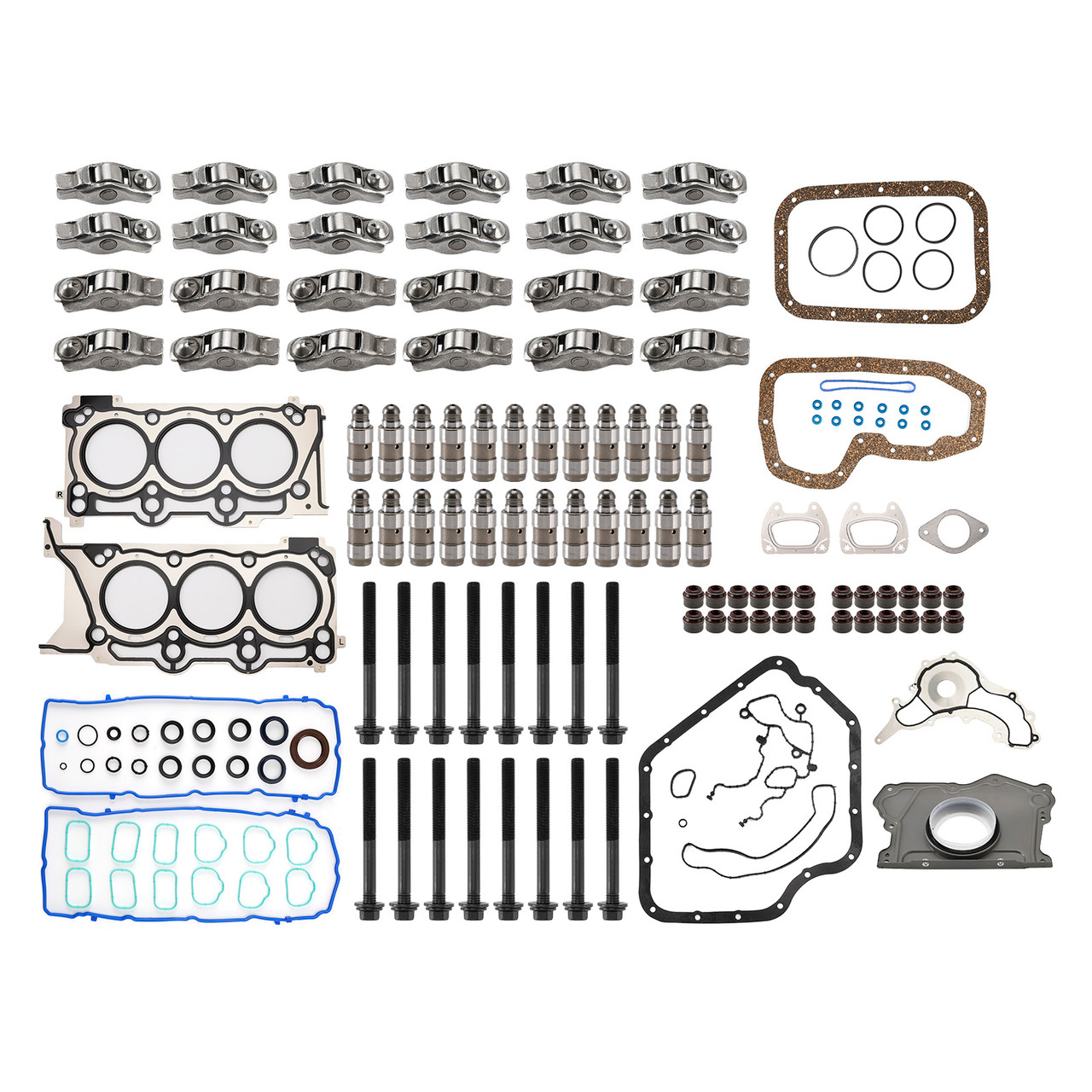 2012-2016 Jeep 3.6L Rocker Arm Lifter Kit w/Head Gasket 5184296AH Generic
