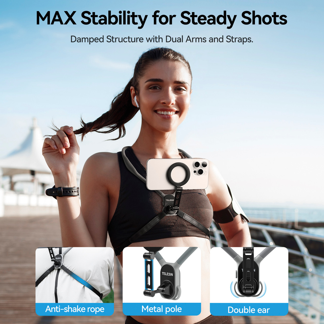 Magnetic Mobile Phone Neck Halter Max POV Angle Lazy Holder Live Mobile Phone High-end Gray Generic Magnetic Mobile Phone Neck Halter Max POV Angle Lazy Holder Live Mobile Phone High-end Gray Generic
