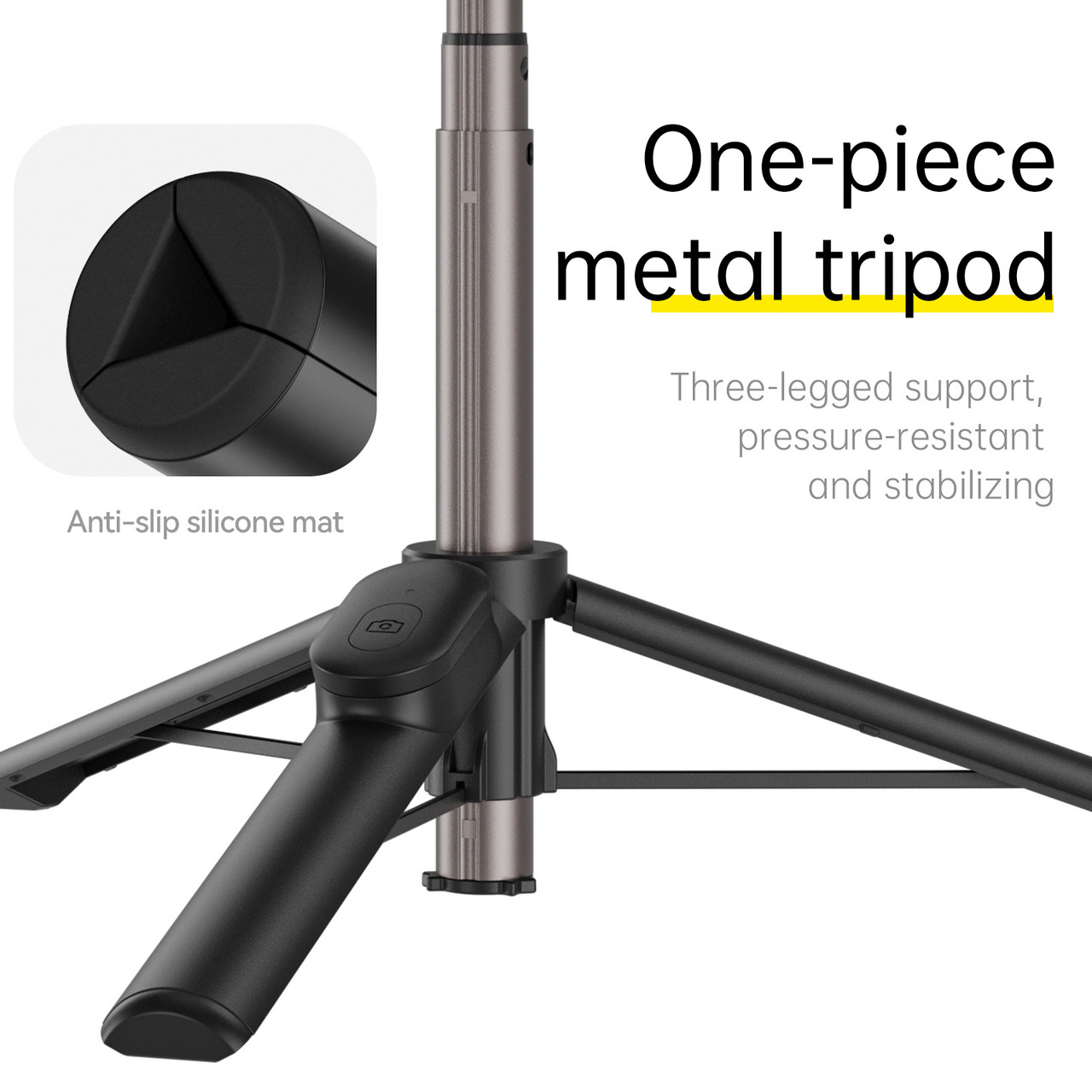 Magnetic Mobile Phone Mini Selfie Stick Magesafe Bluetooth Remote Control Tripod Magnetic Mobile Phone Mini Selfie Stick Magesafe Bluetooth Remote Control Tripod