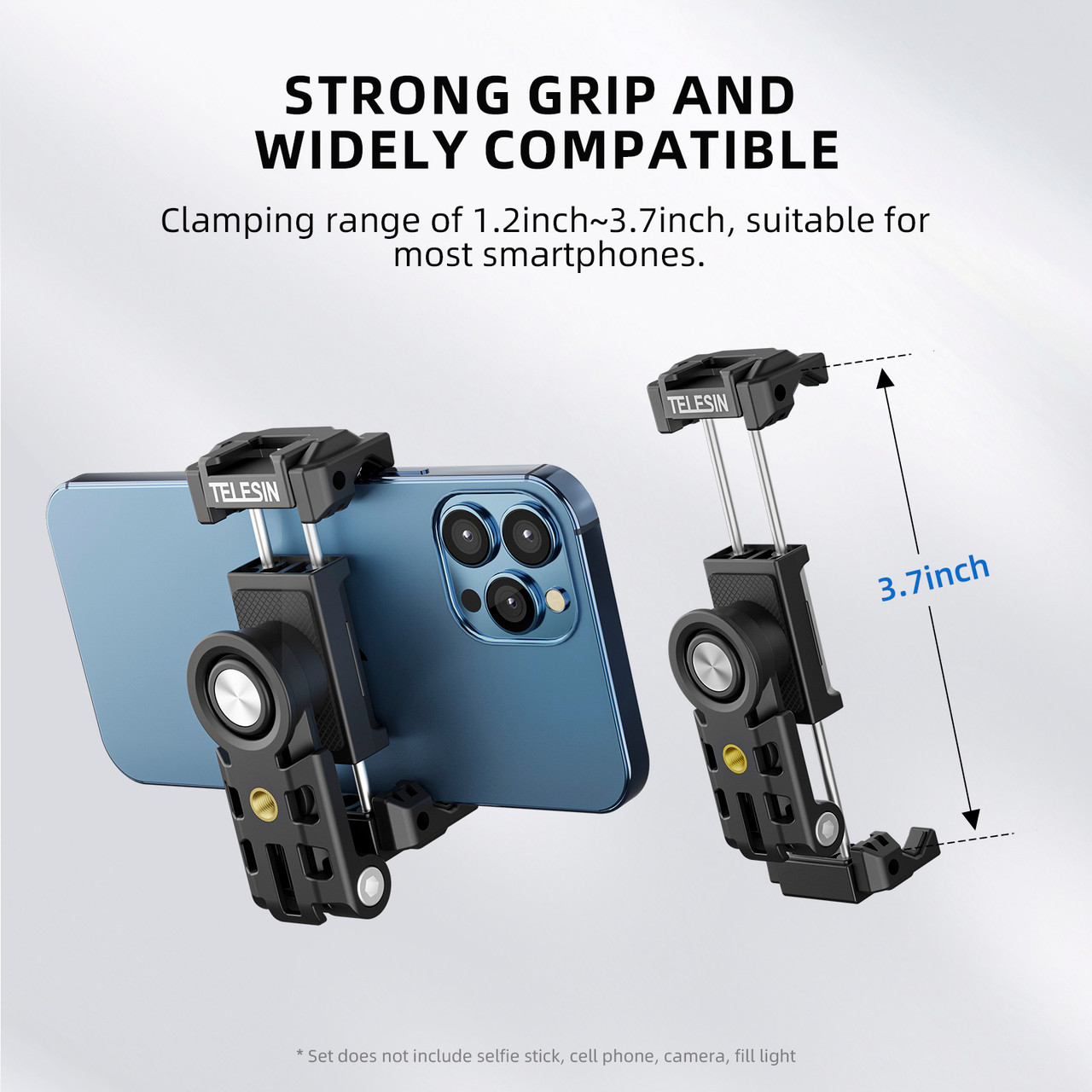 Multi-function Mobile Phone Holder 360 Degree Rotating Cold Shoe