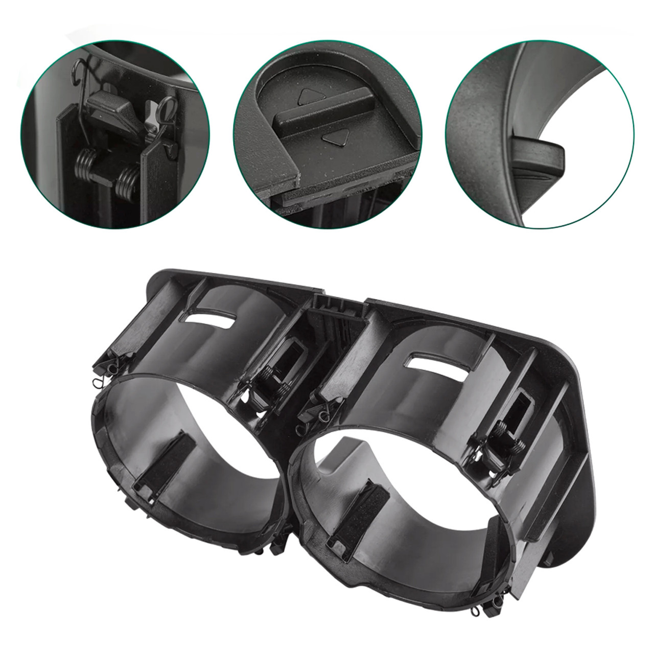 2015-2018 Mercedes-Benz W205 W213 W253 W447 Front Dual Cup Holder