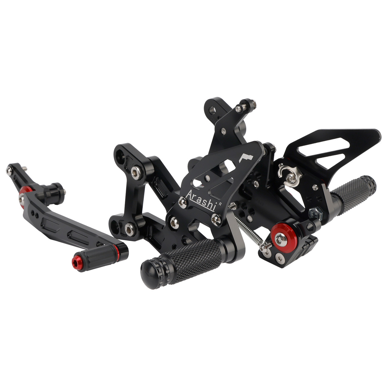 2021-2025 Honda CBR1000RR-R Fireblade SP Adjustable CNC Rider Rearsets Footrest Foot Rest Pegs Black Generic 2021-2025 Honda CBR1000RR-R Fireblade SP Adjustable CNC Rider Rearsets Footrest Foot Rest Pegs Black Generic
