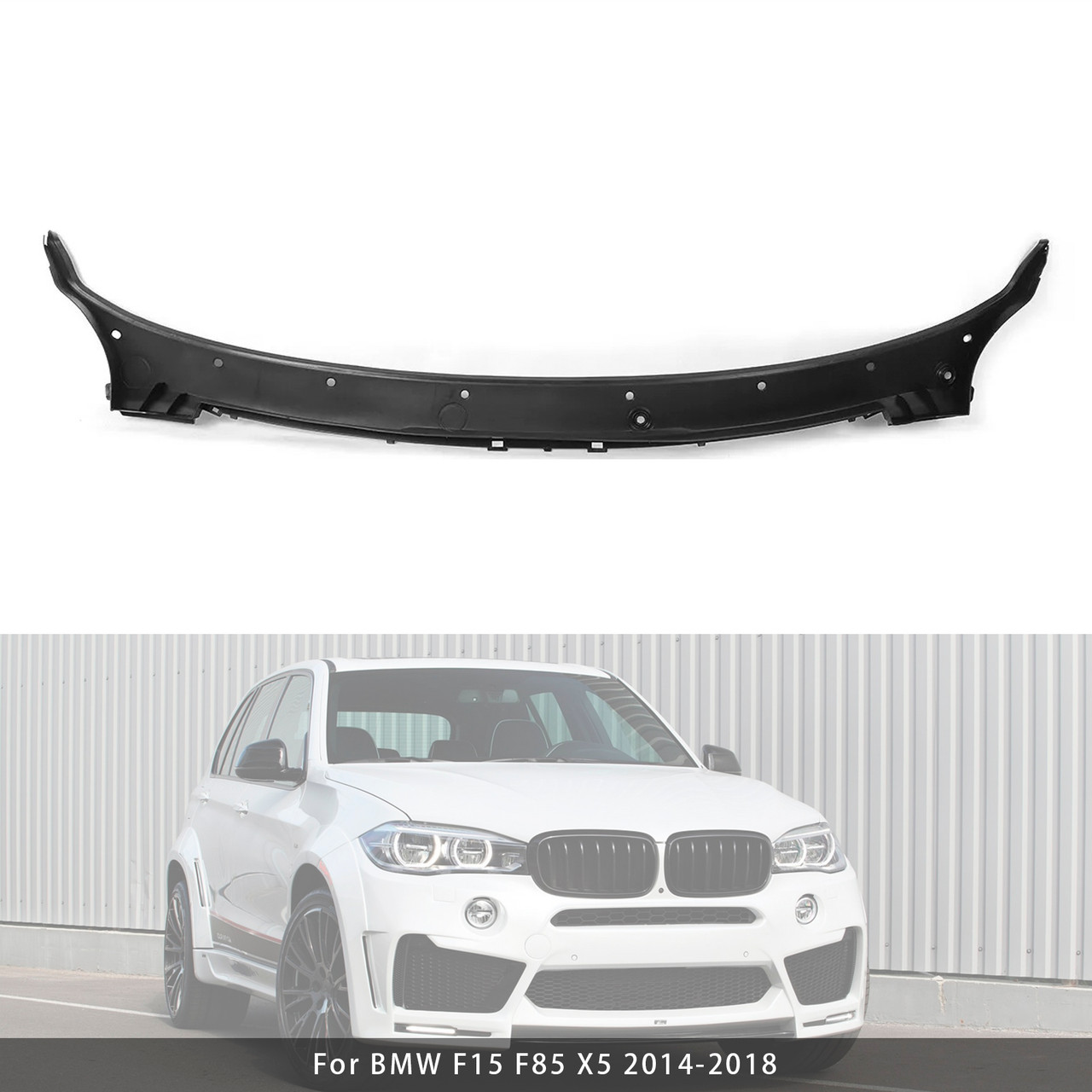 2014-2018 BMW F15 X5 F16 X6 Windshield Wiper Cowl Top Grille Panel 51717292396 Generic