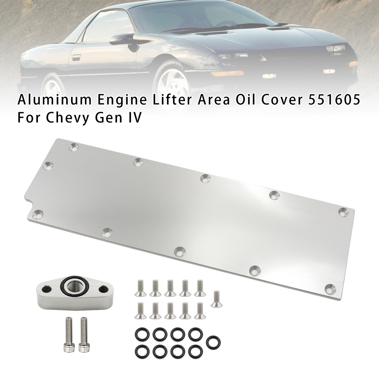 Chevy Gen IV Billet Aluminum Engine Lifter Area Oil Cover 551605