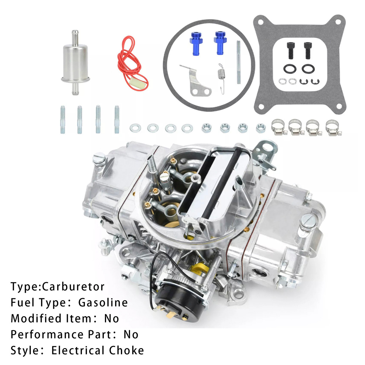BR-67213 Carburetor 4 Barrel 750 CFM Double Pumper Carb E-Choke