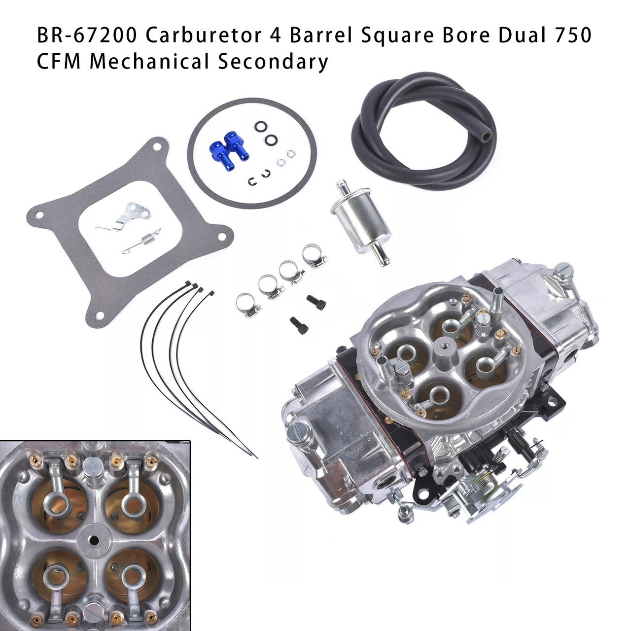 4 Barrel Carb BR-67255 Carburetor 650 CFM 4 Barrel - 4150 Model
