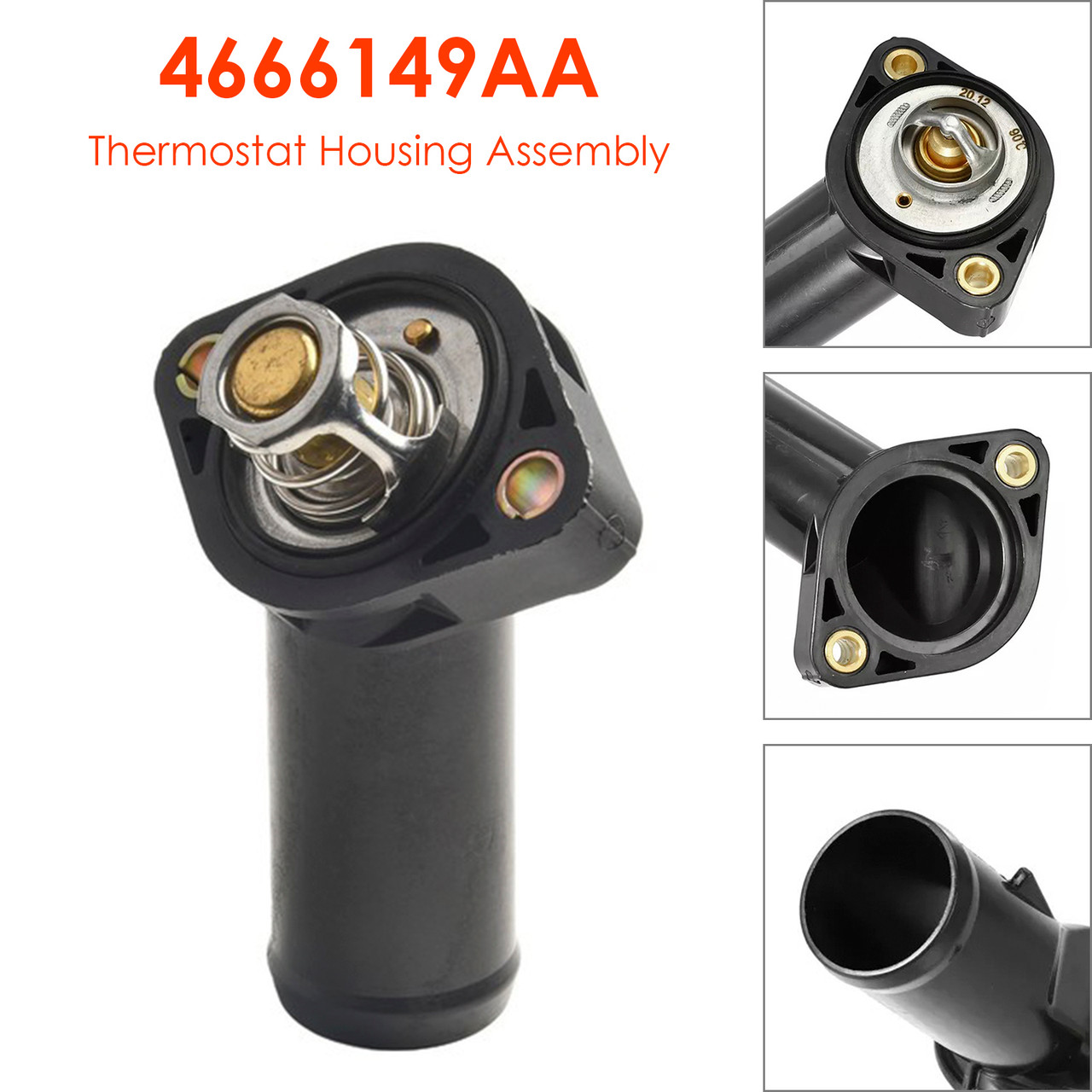 2007-2011 Jeep Wrangler JK V6 3.8L Thermostat Housing Assembly