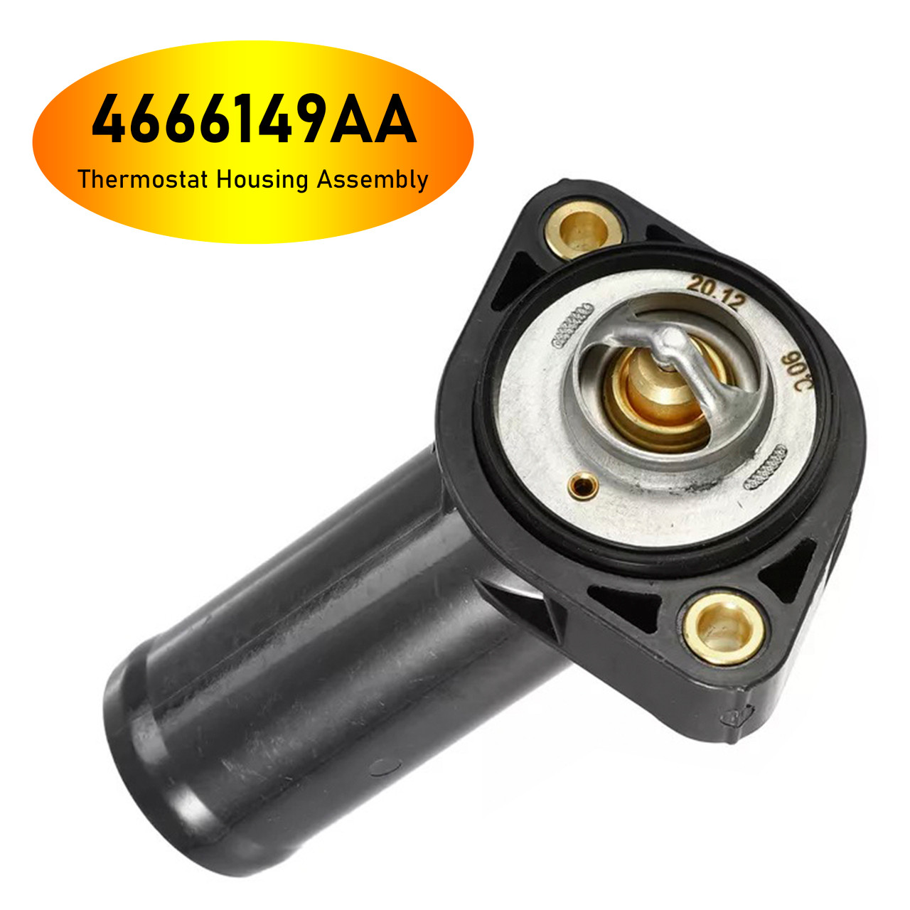 2007-2011 Jeep Wrangler JK V6 3.8L Thermostat Housing Assembly