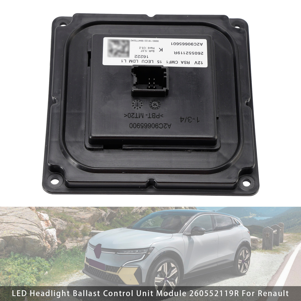 LED Headlight Ballast Control Unit Module 260552119R For Renault