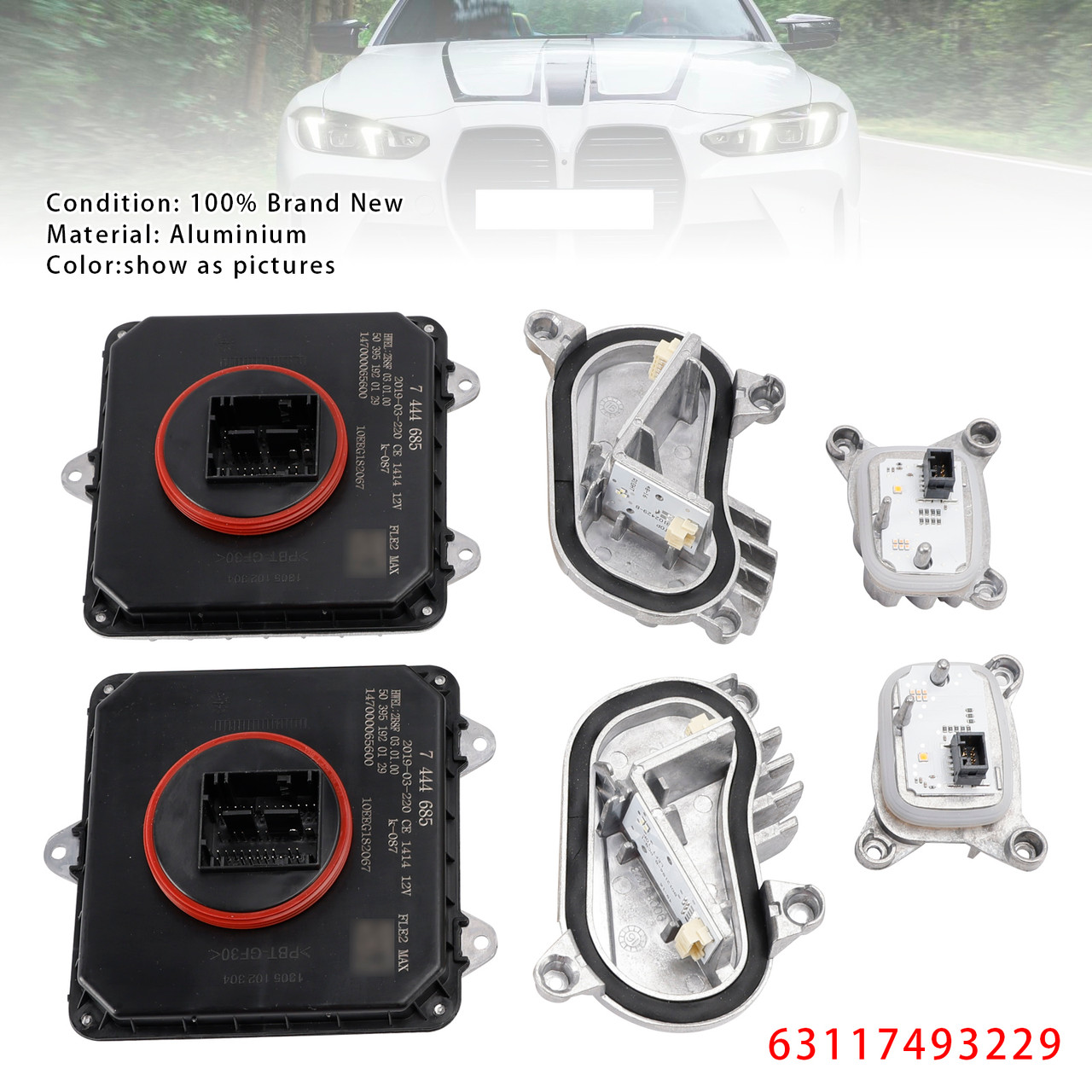 2018-2020 BMW M3 M4 F80 F82 F83 LCI Adaptive LED Headlight Control