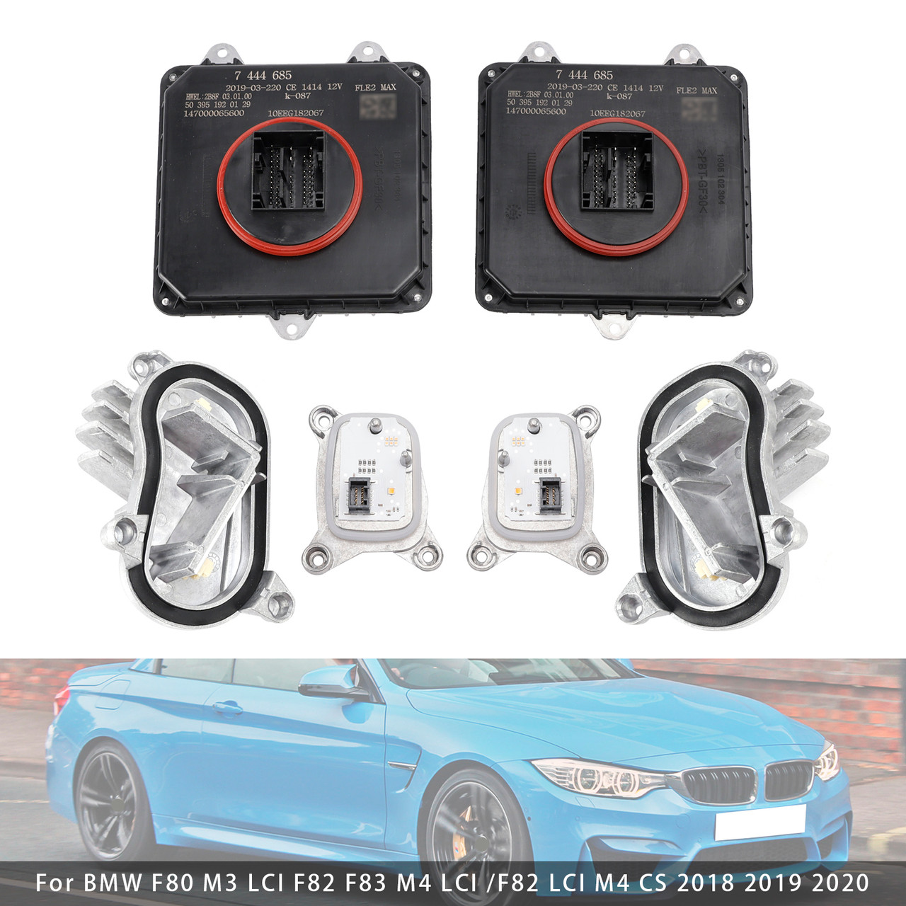 2018-2020 BMW M3 M4 F80 F82 F83 LCI Adaptive LED Headlight Control