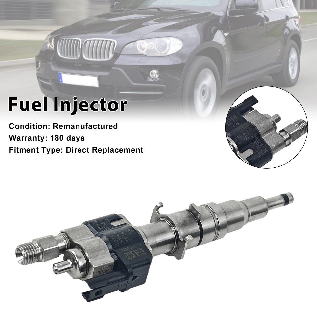 2005-2012 BMW 1 3 5 6 7 X Z Series 1PCS Fuel Injector 13537585261