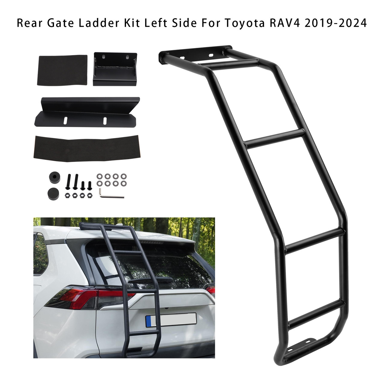 2019-2024 Toyota RAV4 Rear Gate Ladder Kit Left Side Generic - Mad
