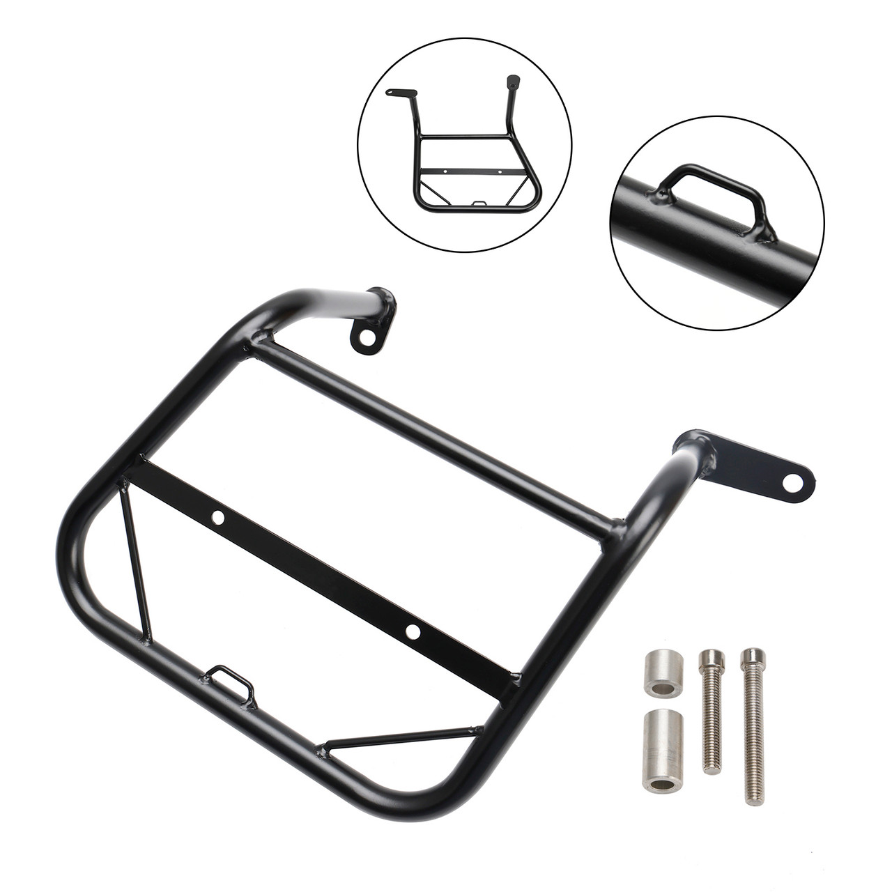 2021-2023 HONDA CRF250L JP Ver. Saddle Bag Mounting Bracket Luggage Rack Right Side bag Holder Black Generic 2021-2023 HONDA CRF250L JP Ver. Saddle Bag Mounting Bracket Luggage Rack Right Side bag Holder Black Generic