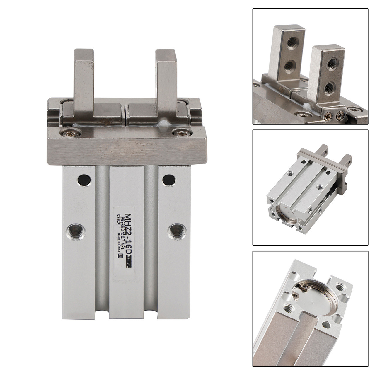 SMC MHZ2-16D 16mm Parallel Air Gripper Cylinder Bore Pneumatic