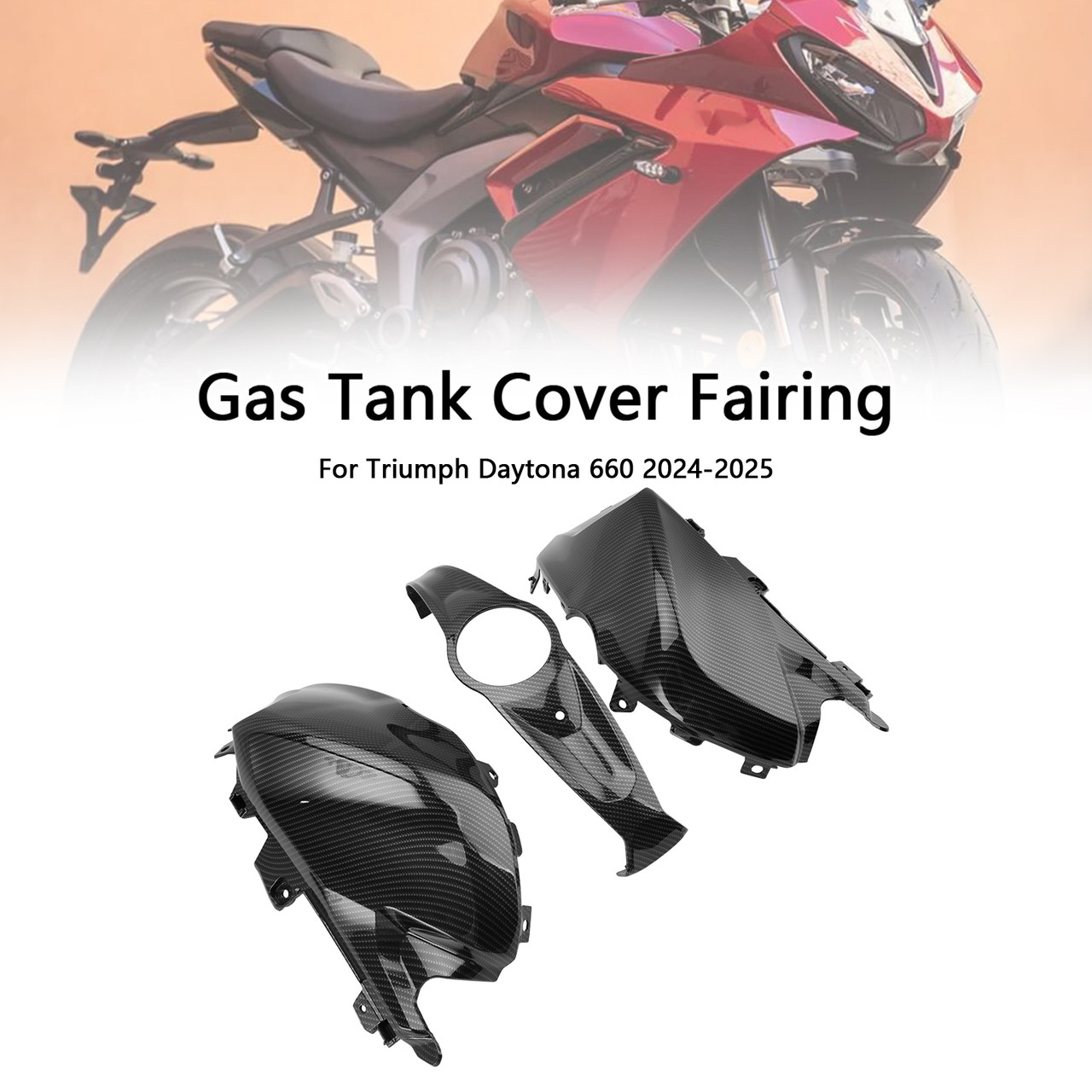 2024-2025 Triumph Daytona 660 Gas Tank Cover Fairing Generic 2024-2025 Triumph Daytona 660 Gas Tank Cover Fairing Generic