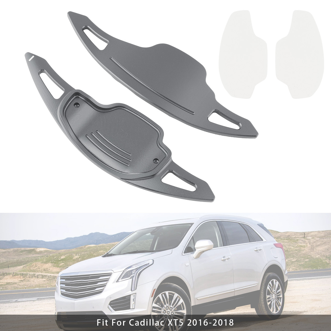 2012-2015 Chevrolet Camaro Steering Wheel Paddle Shifter Extensions Aluminium Grey Generic