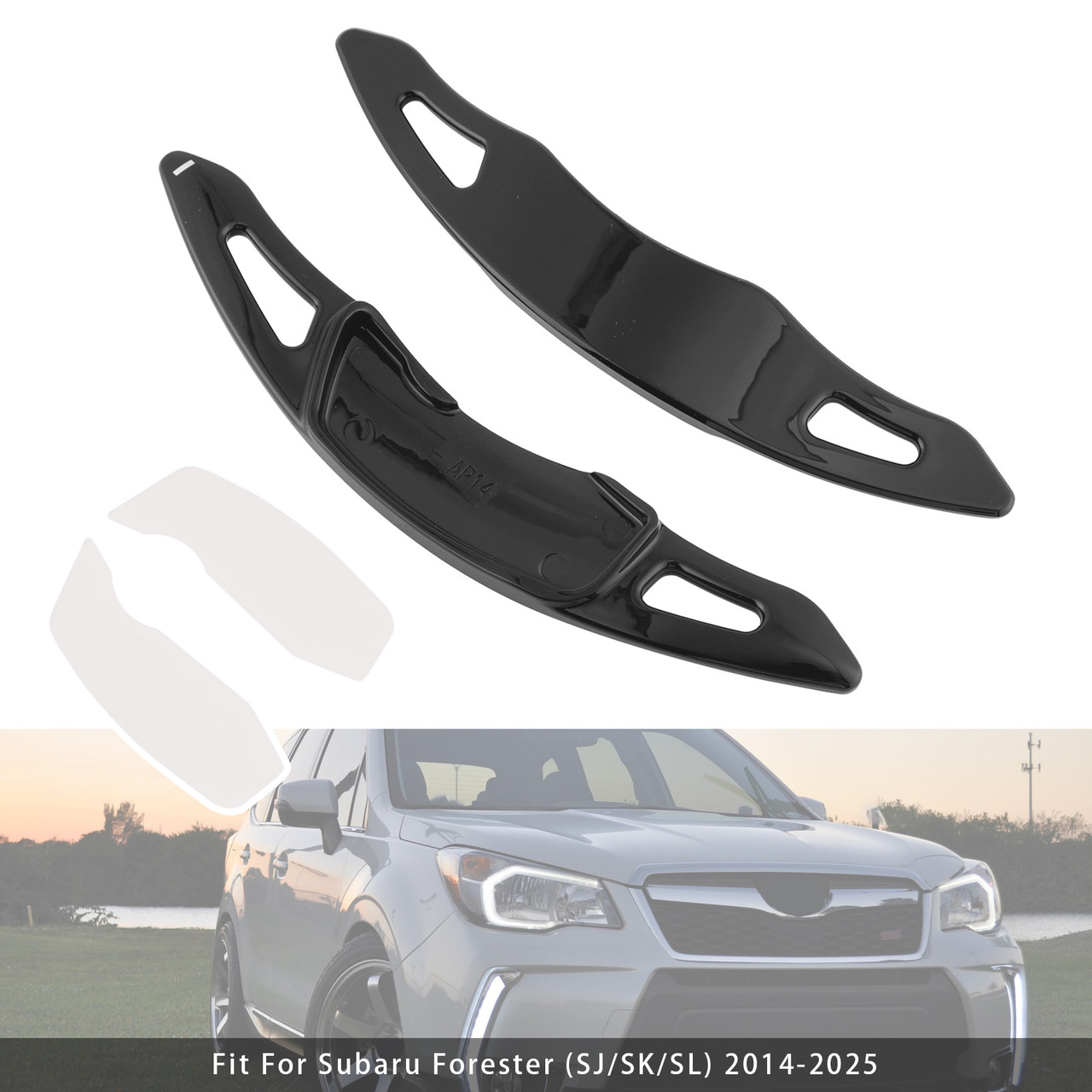 2012-2025 Toyota 86 Steering Wheel Paddle Shifter Extension Black Generic 2012-2025 Toyota 86 Steering Wheel Paddle Shifter Extension Black Generic