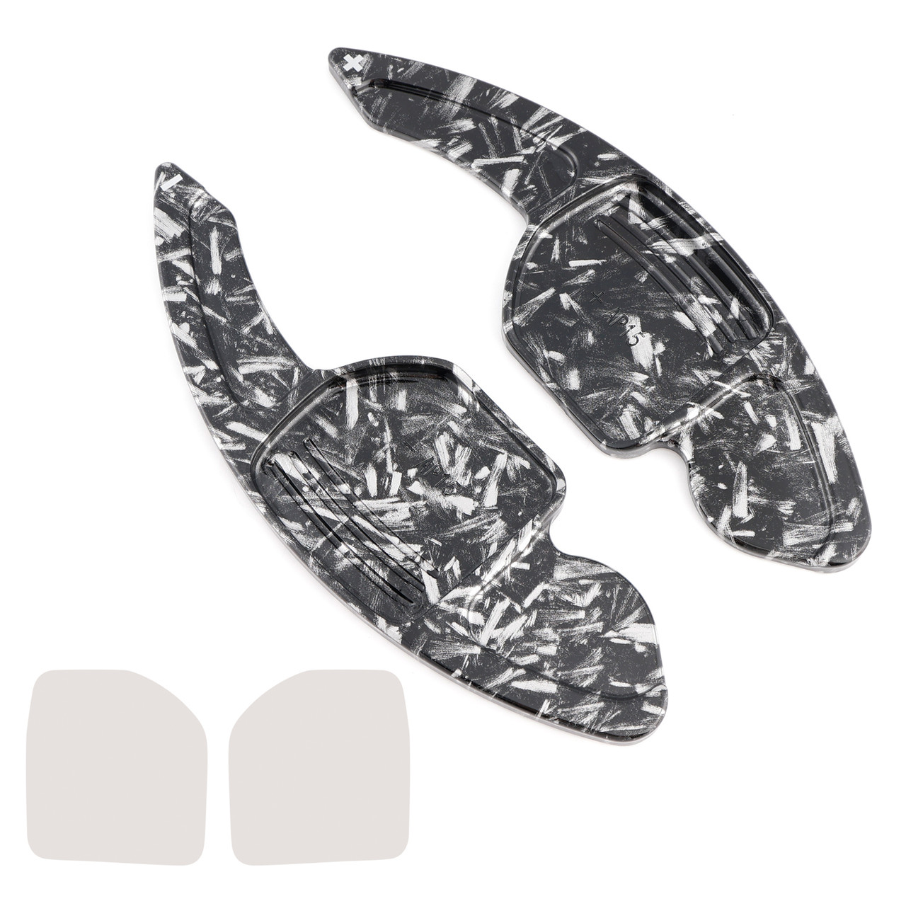 2008-2015 ?koda Superb Yeti OctaviaRS Steering Wheel Paddle Shifter Extension Black Forged Pattern Generic