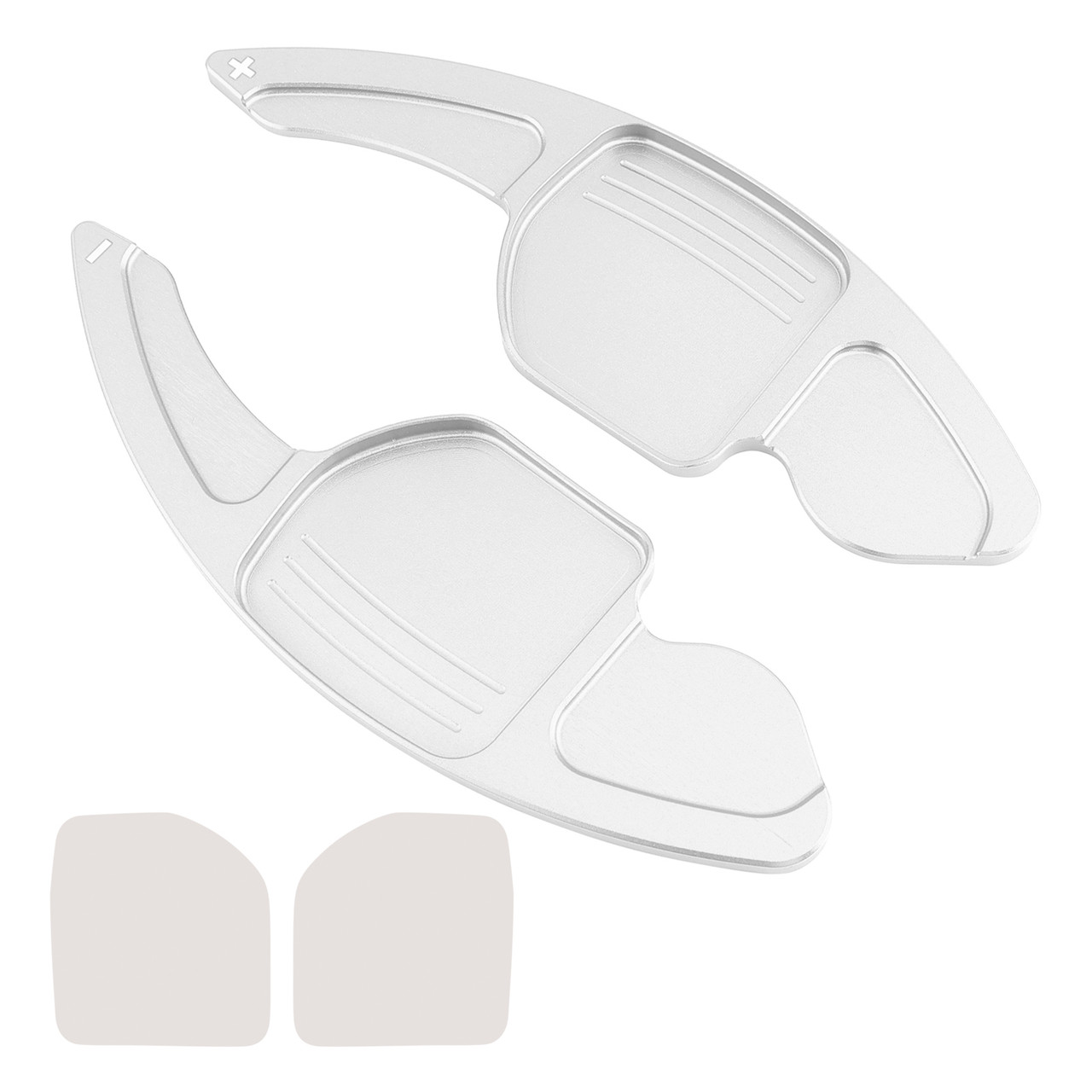 2012-2017 Audi SQ5 R8 RS6 Steering Wheel Paddle Shifter Extension Aluminium Silver Generic