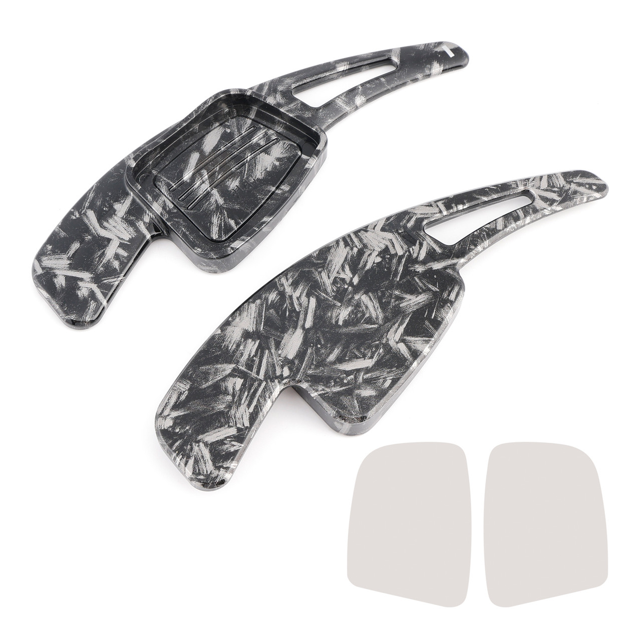 2016-2020 Audi A1 A3 A4 A5 A7 Steering Wheel Paddle Shifter Extension Black Forged Pattern Generic