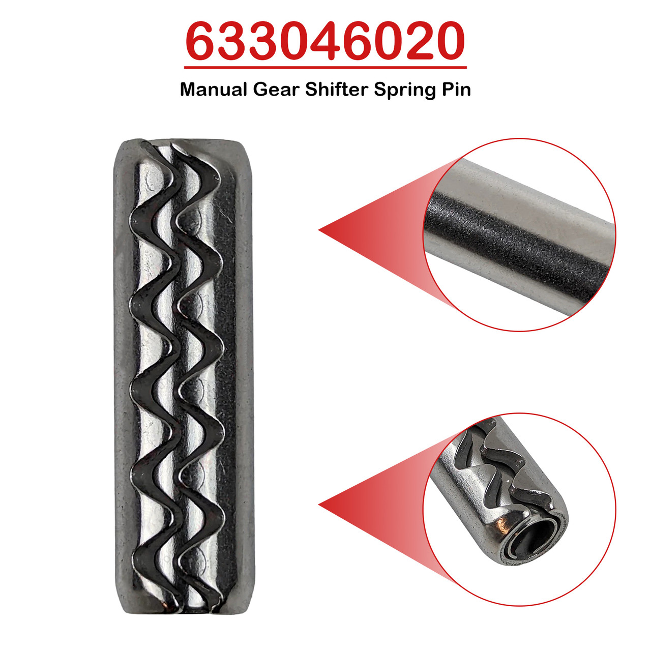 1990-2009 Subaru Legacy Outback XT Justy Manual Gear Shifter Spring Pin 633046020 Generic