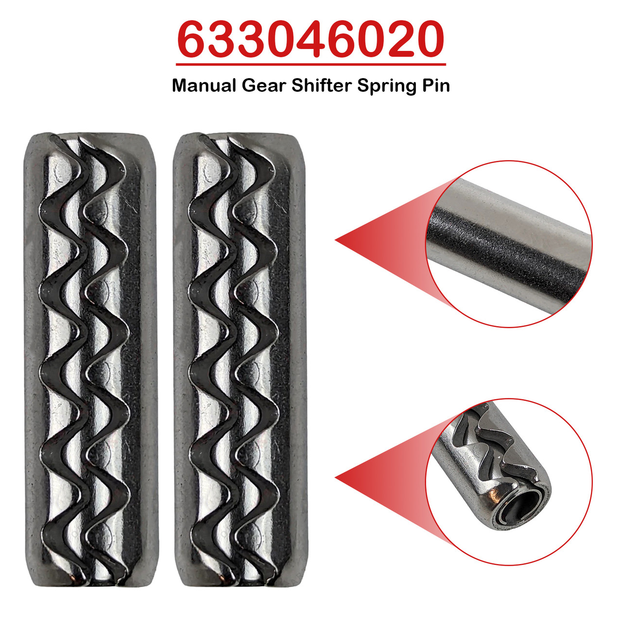 1993-2018 Subaru Impreza Forester Baja Crosstrek 2Pcs Manual Gear Shifter Spring Pin 633046020 Generic