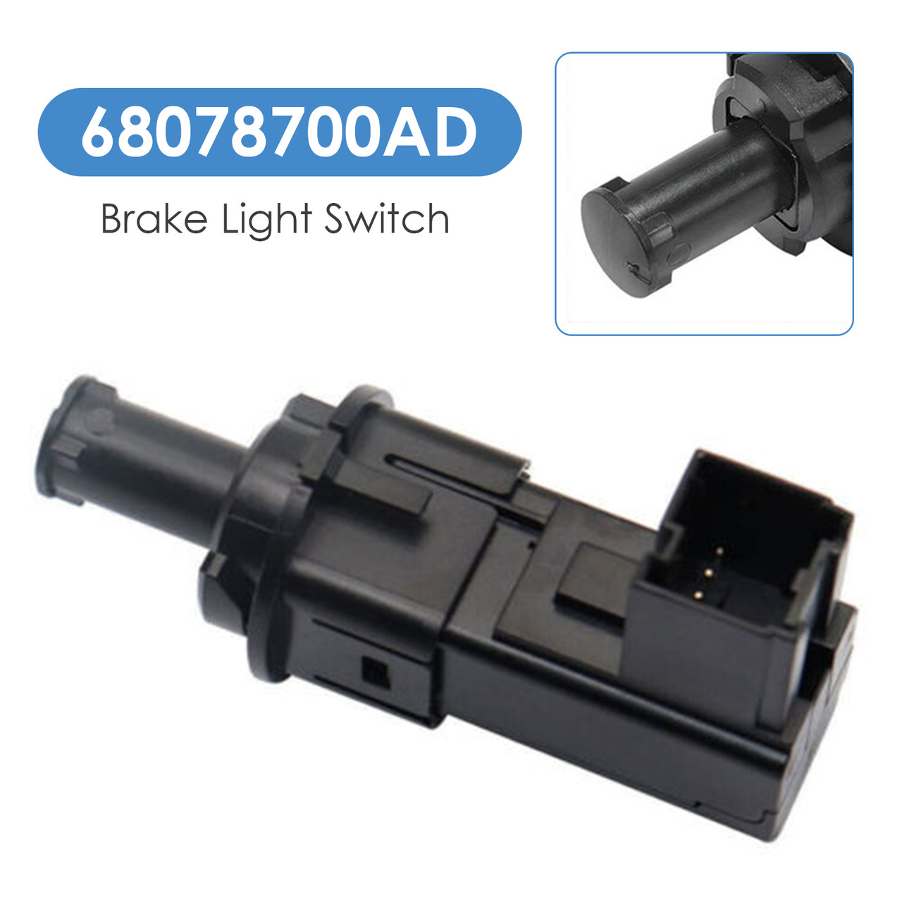 2019-2022 Ram 4500 5500 with 3 Pins Brake Light Switch 68078700AD Generic 2019-2022 Ram 4500 5500 with 3 Pins Brake Light Switch 68078700AD Generic
