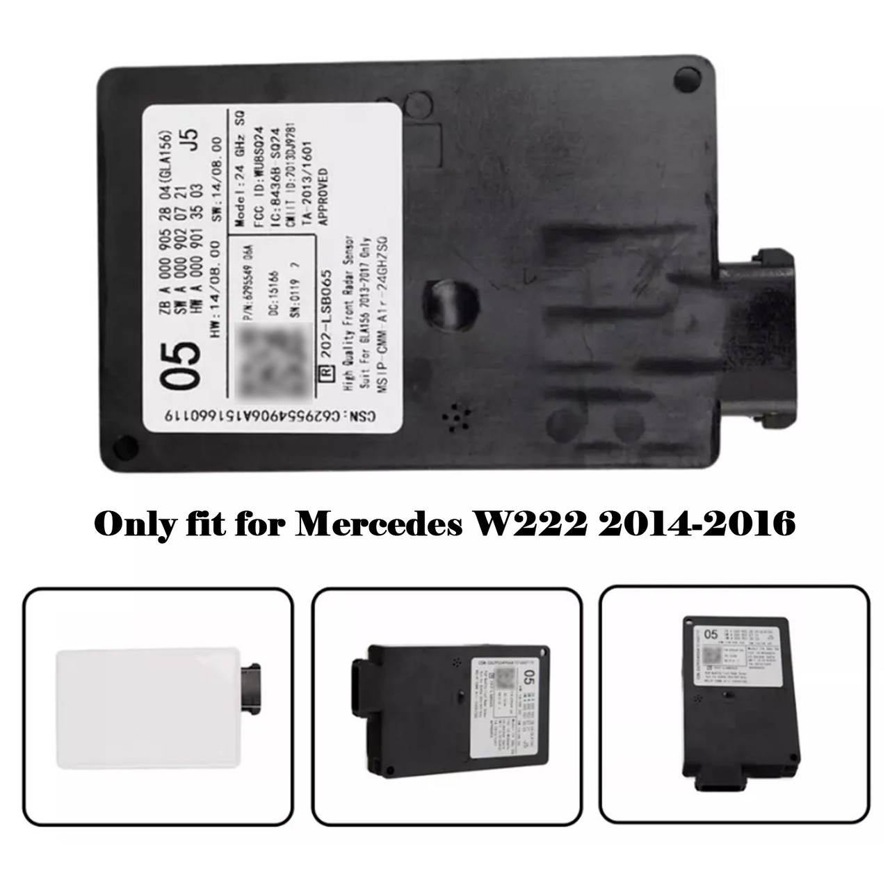 2014-2016 Mercedes W222 Front Radar Sensor Distronic Control Unit