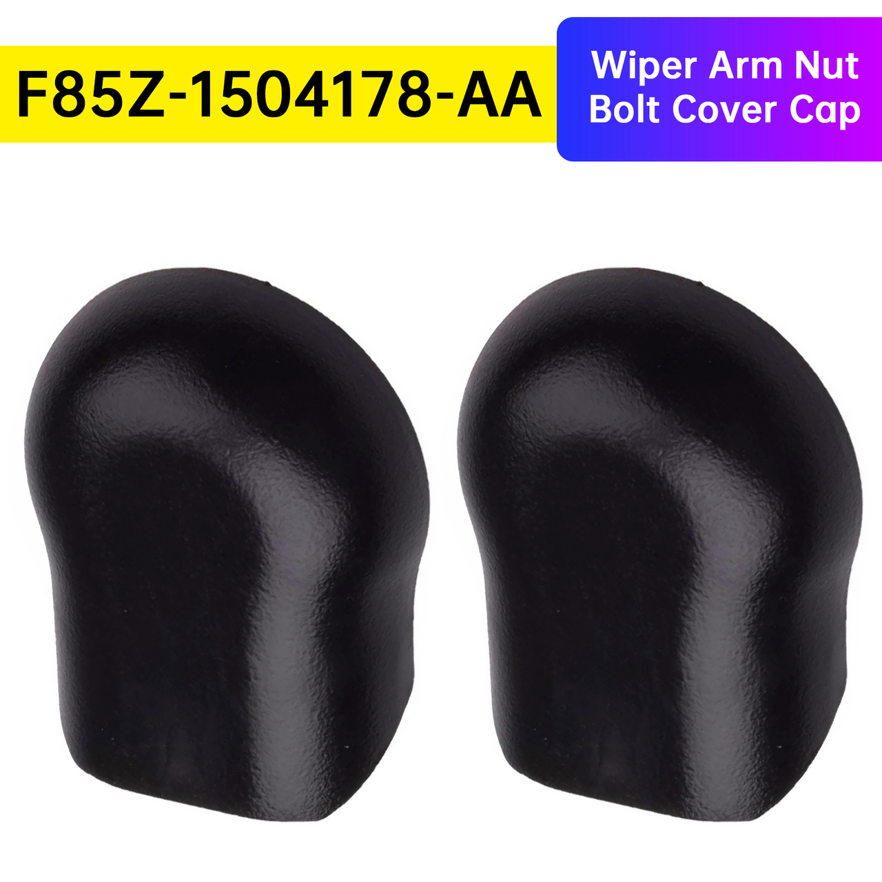 1998-2003 Ford F-150 Front Right and Left Wiper Arm Nut Bolt Cover Cap F85Z-1504178-AA Generic