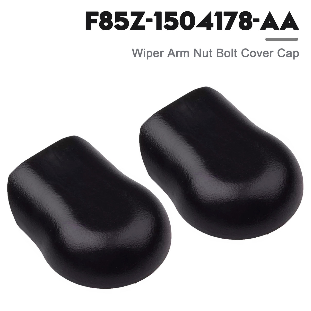 1998-2002 Lincoln Navigator Front Right and Left Wiper Arm Nut Bolt Cover Cap F85Z-1504178-AA Generic